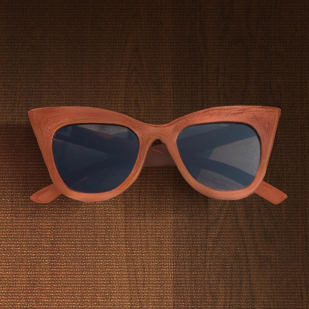 Biopic 50 Jungle Woodstripe Uni-Sex D-Frame Sunglasses | Le Specs