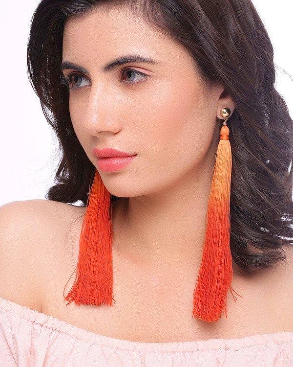 Buy Gold Plated Leafy Ghungroo Earrings Worn By Anu Immanuel | Suhani Pittie