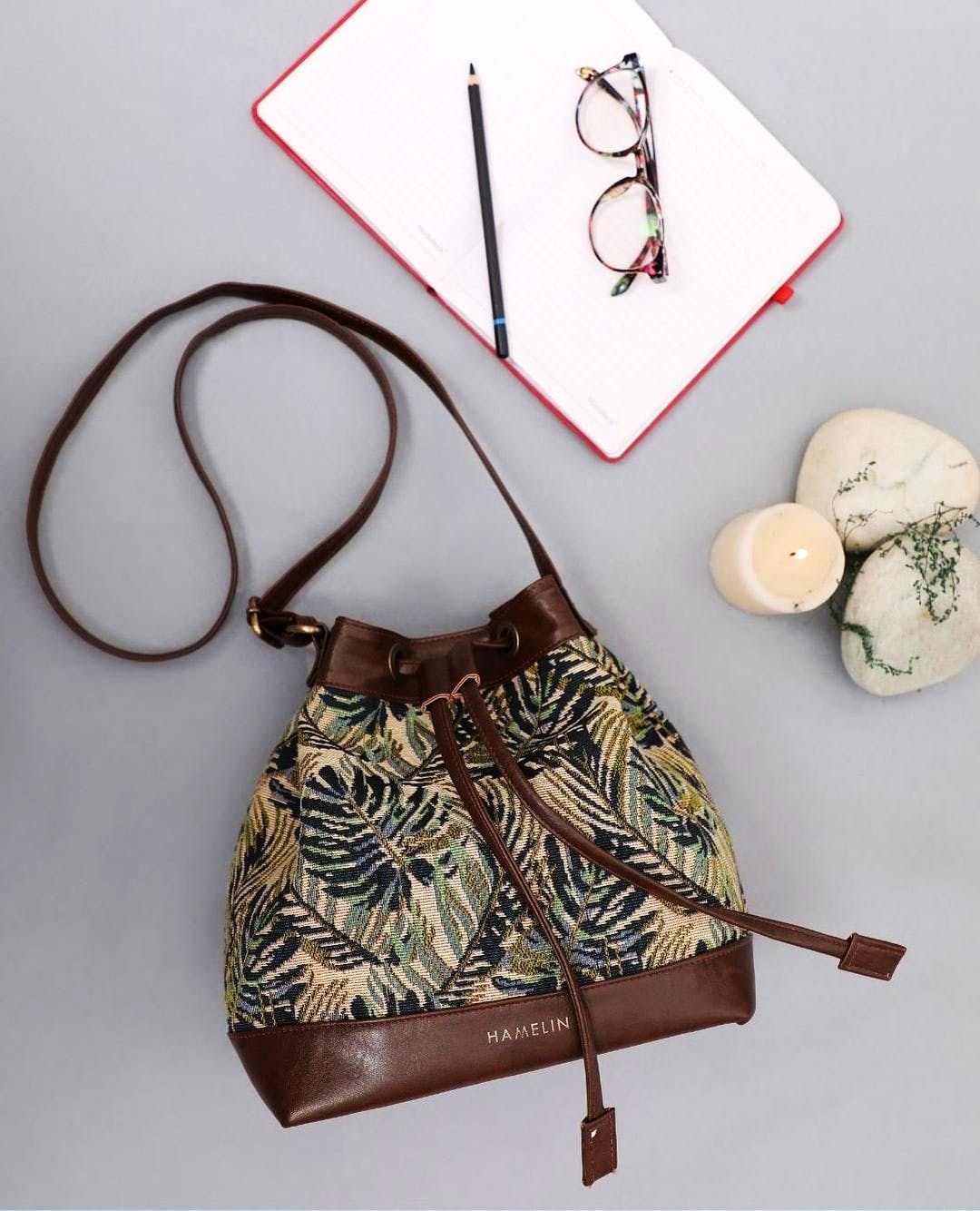 Buy HAMELIN The Bucket Bag - Green Maple Online