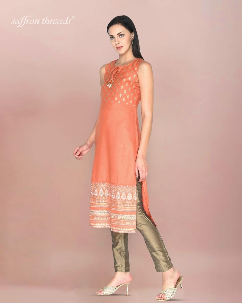 Women's Designer Kurta  Buy Ethnic Kurta Online - Saffron Threads