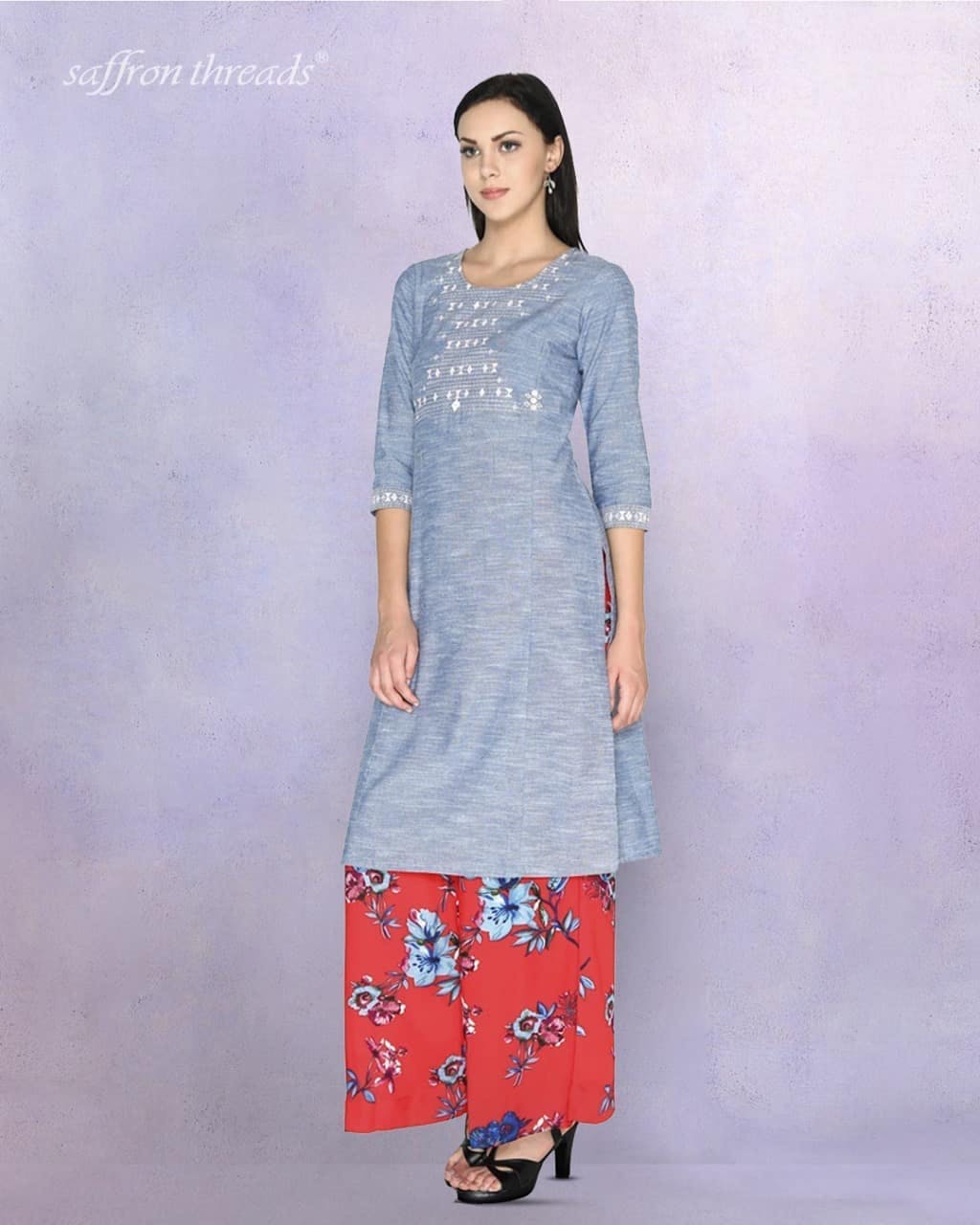 seven threads gharana 1001-1007 series designer kurtis collection wholesale  price surat