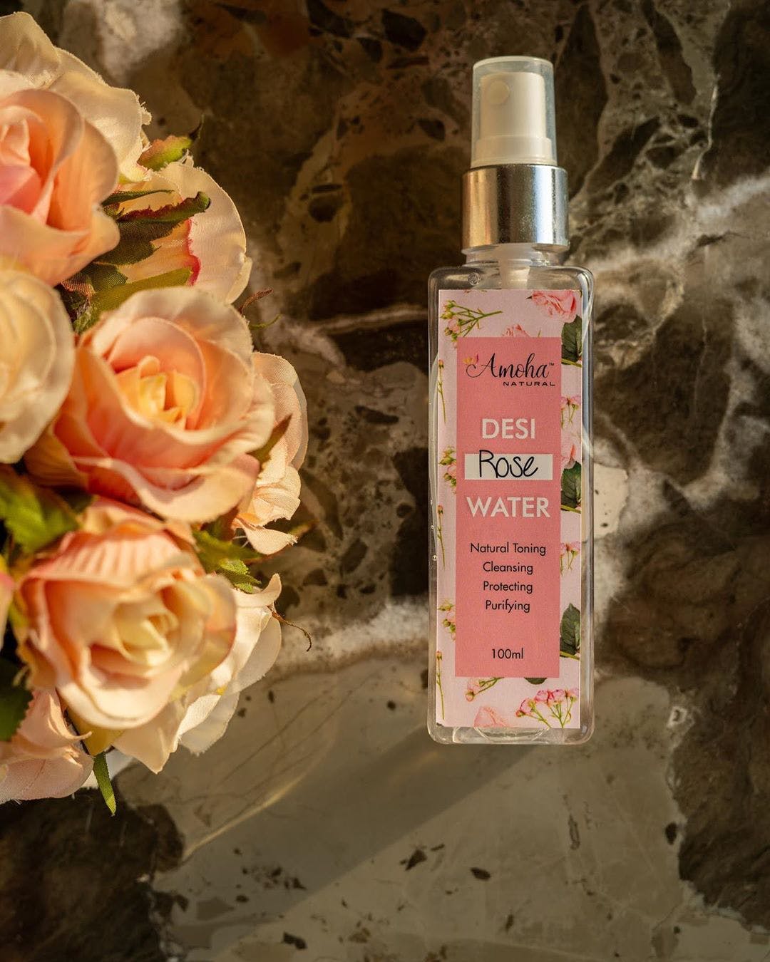 Amoha Natural Desi Rose Water Facial Mist/Skin Toner | LBB