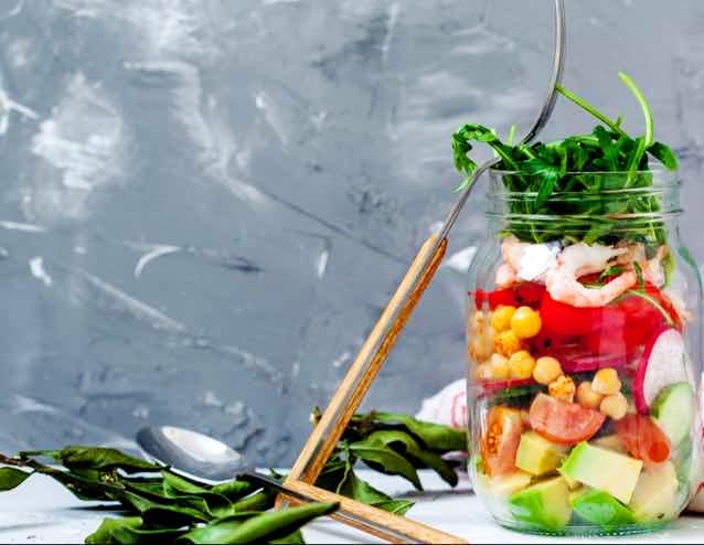 Food,Mason jar,Vegetable,Dish,Cuisine,Salad,Ingredient,Vegetarian food,Plant,Produce