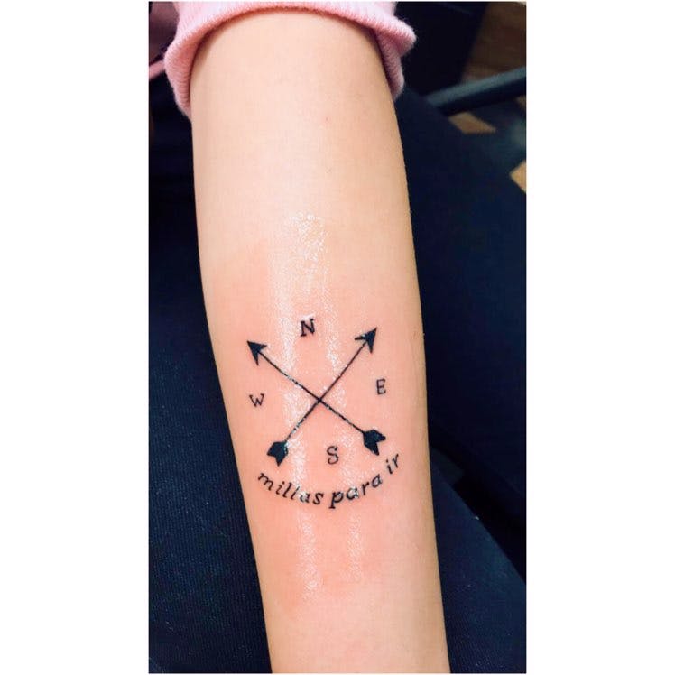 Temporary tattoo,Joint,Arm,Tattoo,Font,Wrist,Leg,Finger,Material property,Flesh
