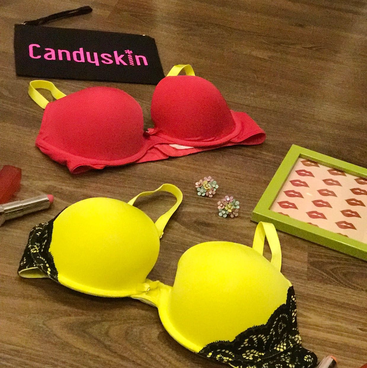 Buy Yellow Bras for Women by Candyskin Online