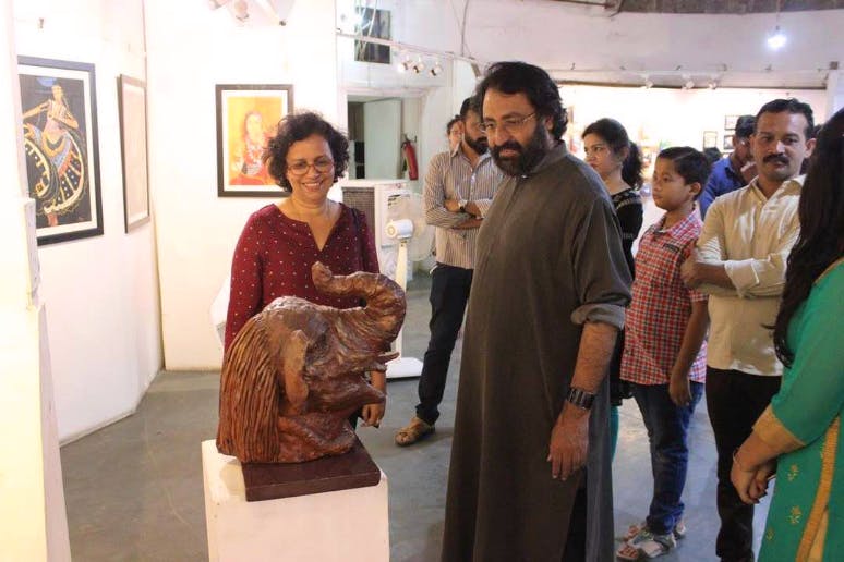 Group show at lokayat art gallery