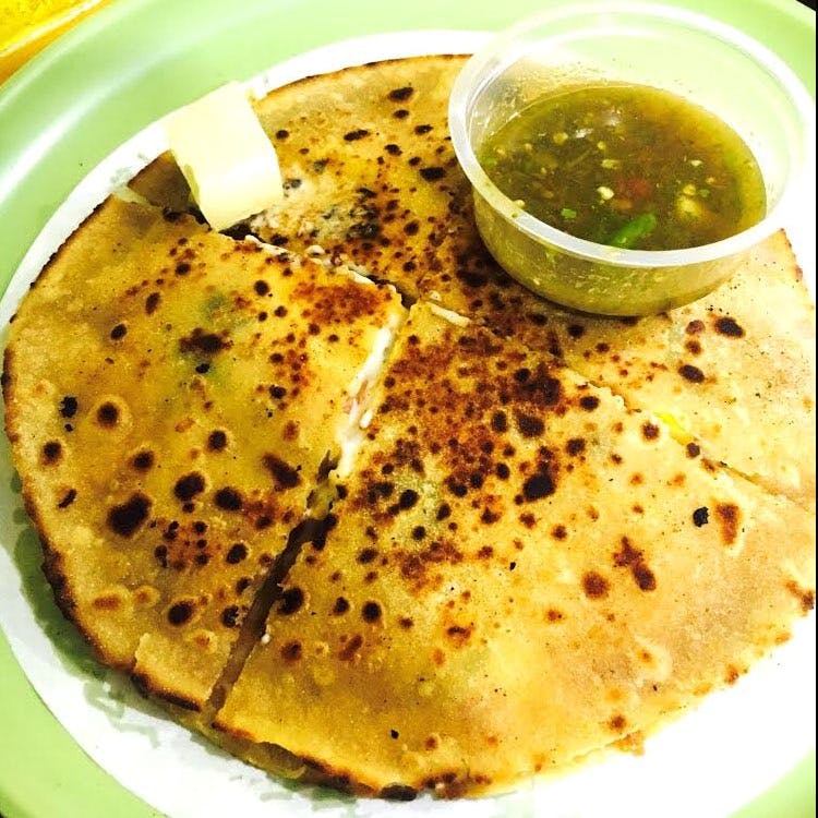 Get Cheesy Pizza Parathas At This Joint, With Amazing Green Chutney | LBB