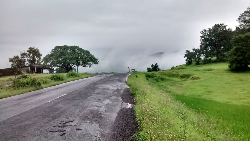 Road,Nature,Sky,Atmospheric phenomenon,Green,Cloud,Tree,Lane,Asphalt,Grass