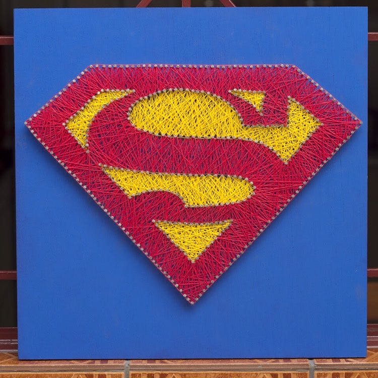 Red,Superman,Justice league,Textile,Fictional character,Superhero,Rug