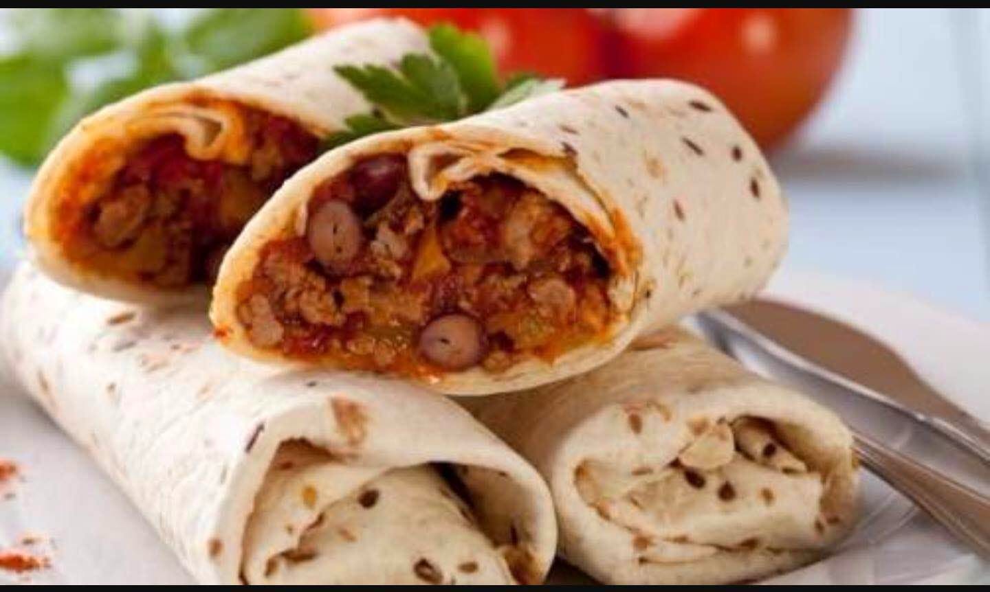 Dish,Food,Cuisine,Kati roll,Burrito,Sandwich wrap,Mission burrito,Ingredient,Wrap roti,Spring pancake