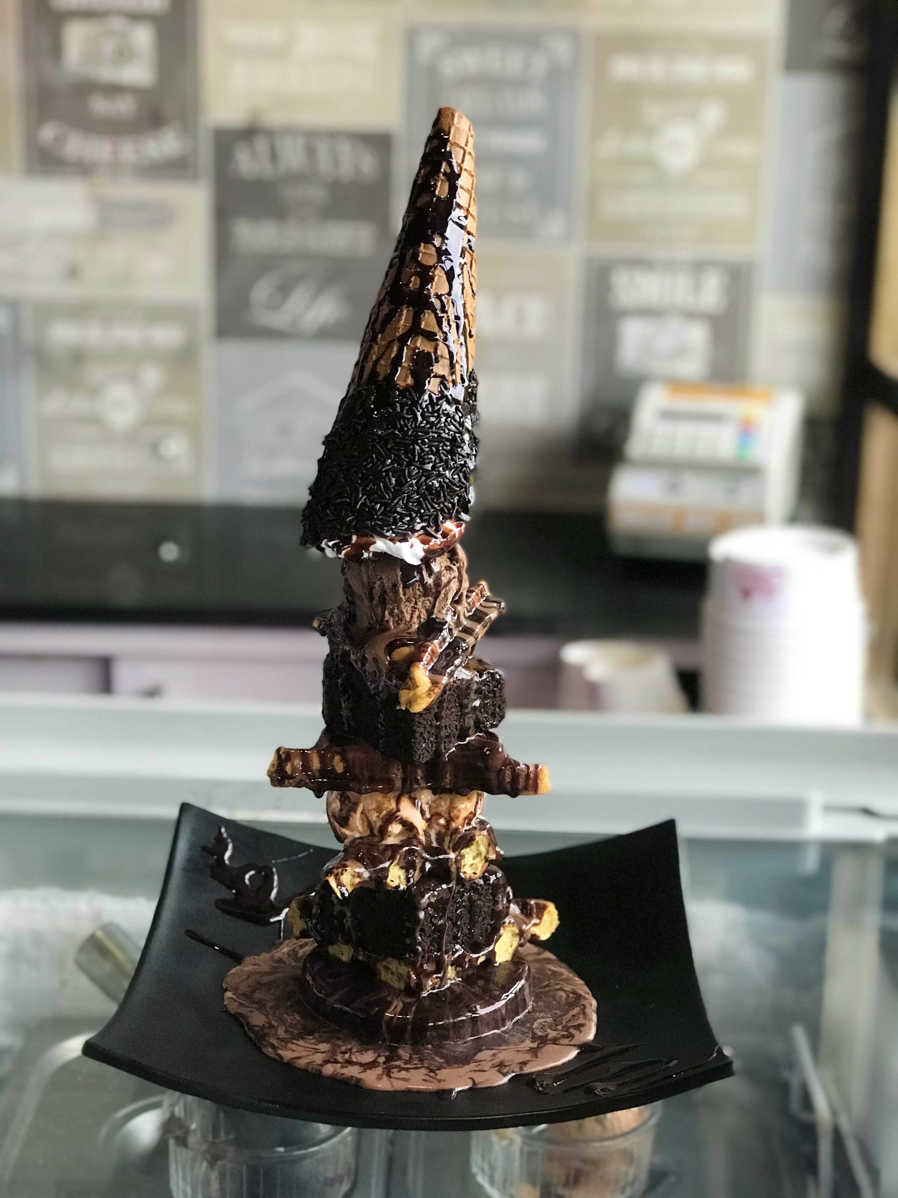 There's A Cafe Serving A Dessert That's {Almost} As Tall As The Everest