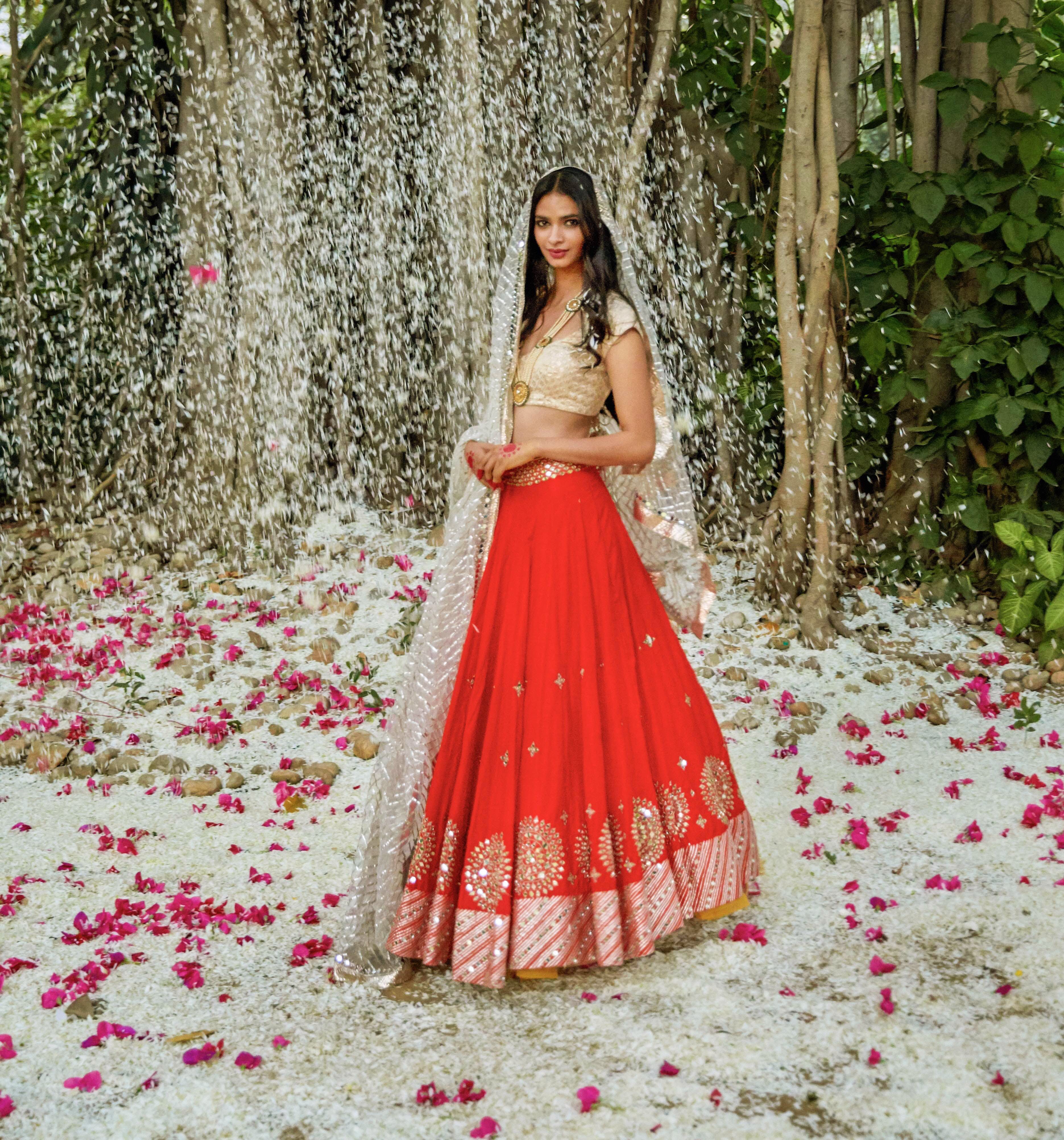 Abhinav Mishra New Collection 'Wildflowers' is sure to Woo Every Woman's  Inner Bride | Indian wedding dress, Indian bridal outfits, Indian dresses