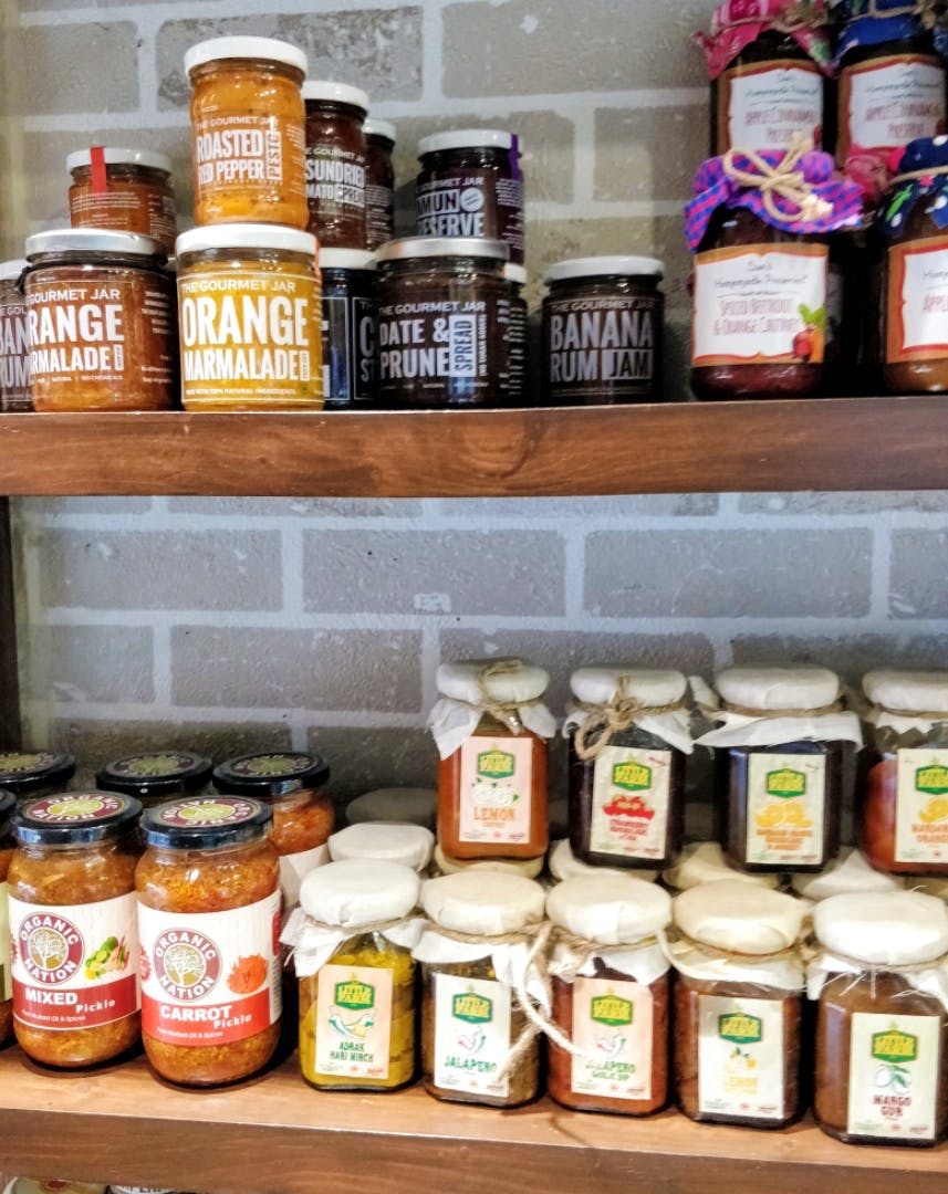 Product,Mason jar,Preserved food,Canning,Fruit preserve,Spice rack,Shelf,Food,Pantry,Jam