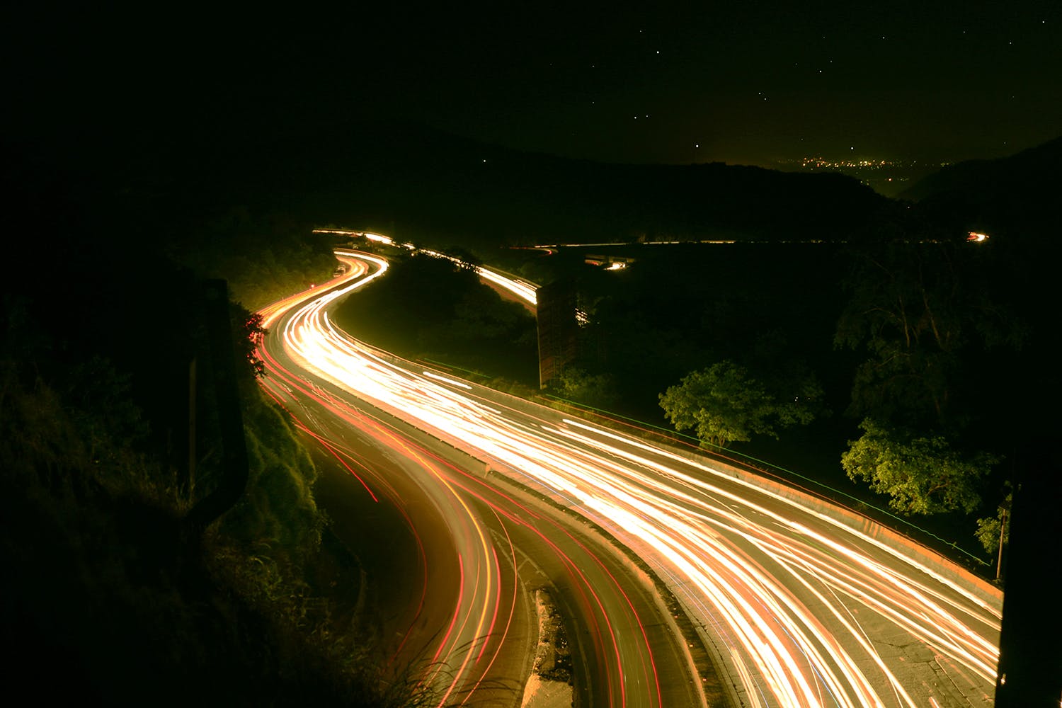 Road,Night,Highway,Light,Freeway,Infrastructure,Darkness,Line,Lighting,Automotive lighting