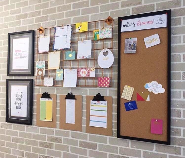 Bulletin board,Display board,Wall,Room,Post-it note,Window,Office supplies,Picture frame