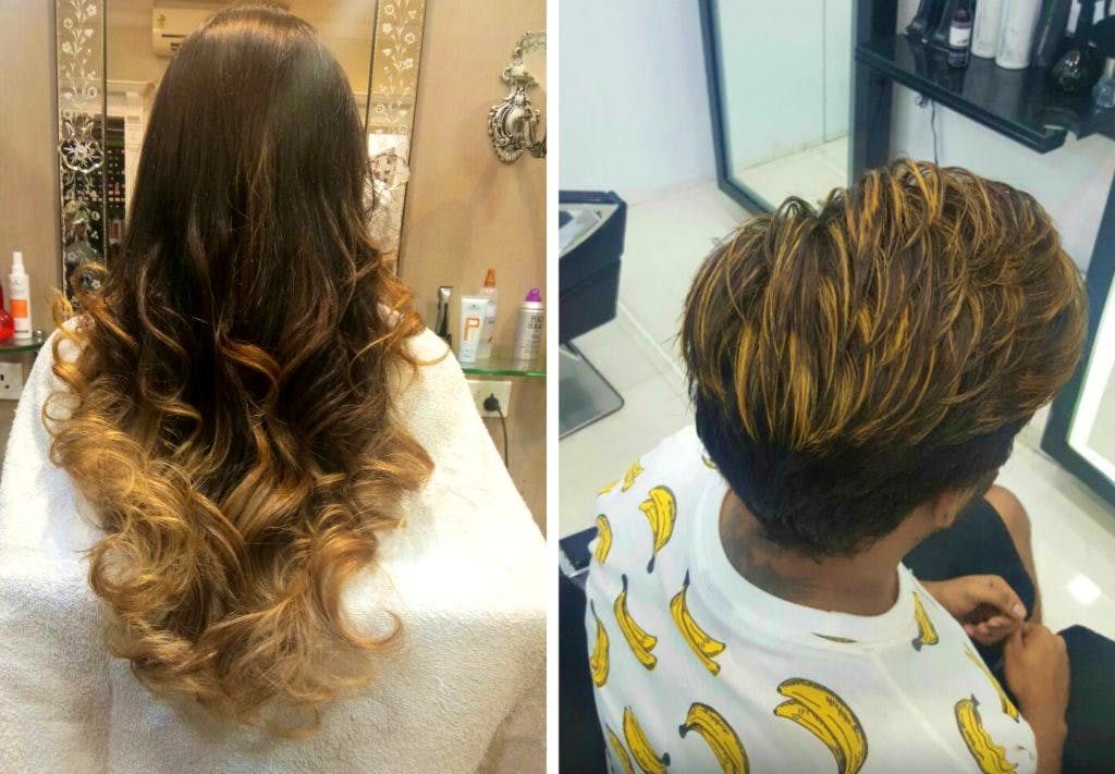 Global hair colour with highlights for our amazing clients A perfect look  for this season For booking call on 9717125221 9810444221 Address Shop  no 218 2nd Floor Great India Place GIP Mall