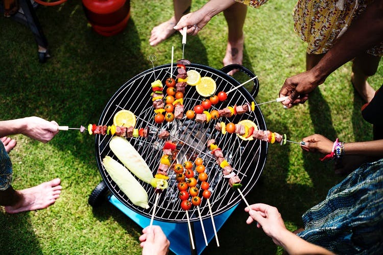 Barbecue,Hand,Fun,Grass,Recreation,Party,Plant,Cuisine,Play,Leisure