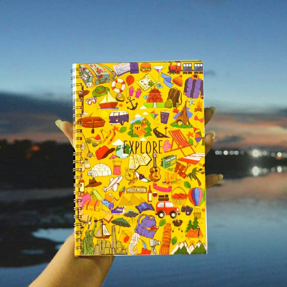 Yellow,Sky,Fun,Font,Illustration,Paper product,Art