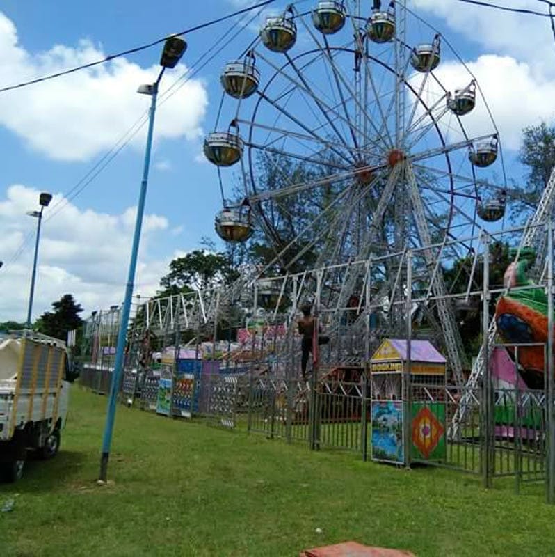 Ferris wheel,Amusement ride,Amusement park,Tourist attraction,Fair,Recreation,Fun,Park,Pole,Nonbuilding structure