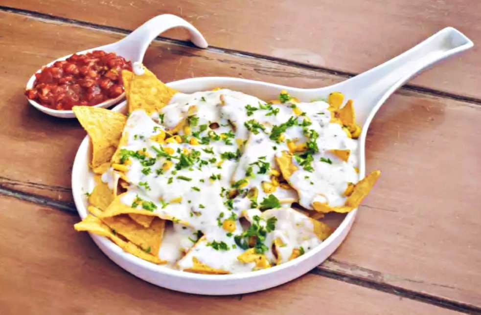 Relish Nachos & Sip On Blue Heaven Mocktail At This Cafe On Brigade Road