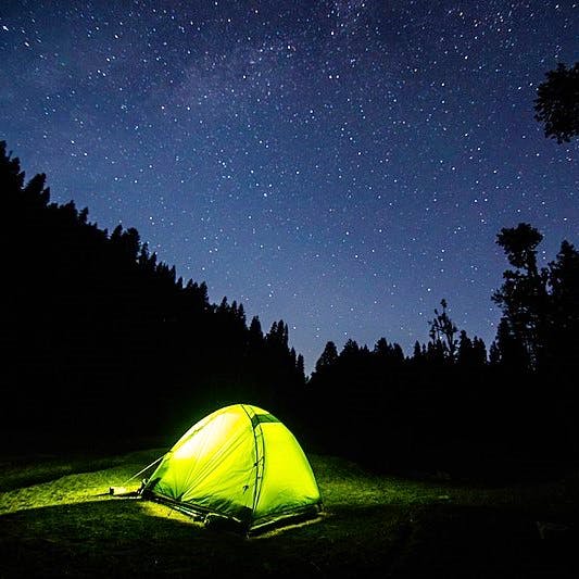 Sky,Night,Tent,Yellow,Tree,Camping,Grass,Leaf,Space,Landscape