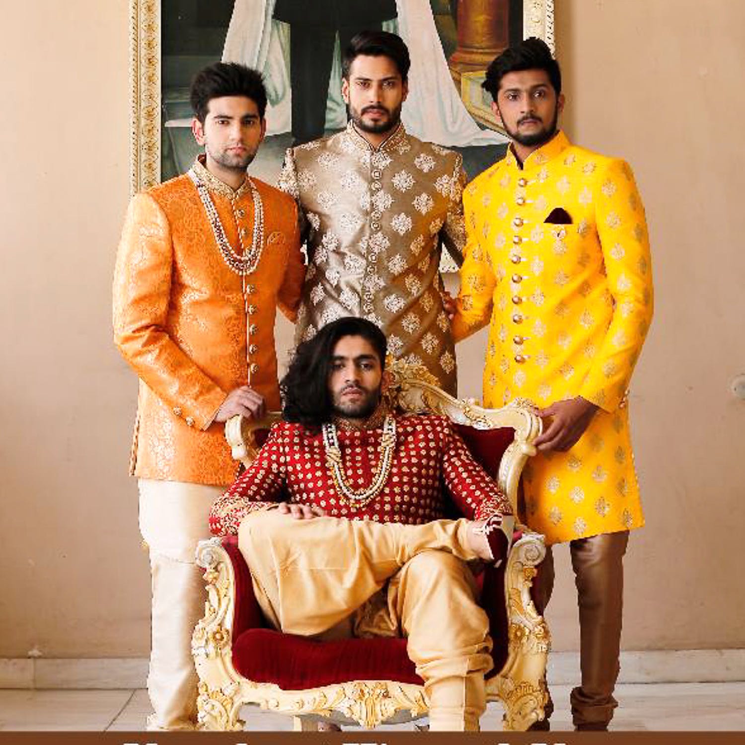 Yellow,Marriage,Ceremony,Wedding reception,Event,Wedding,Temple,Groom,Sari,Formal wear