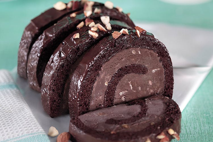 Chocolate Ice Cream Cake Roll Recipe | Barbara Bakes