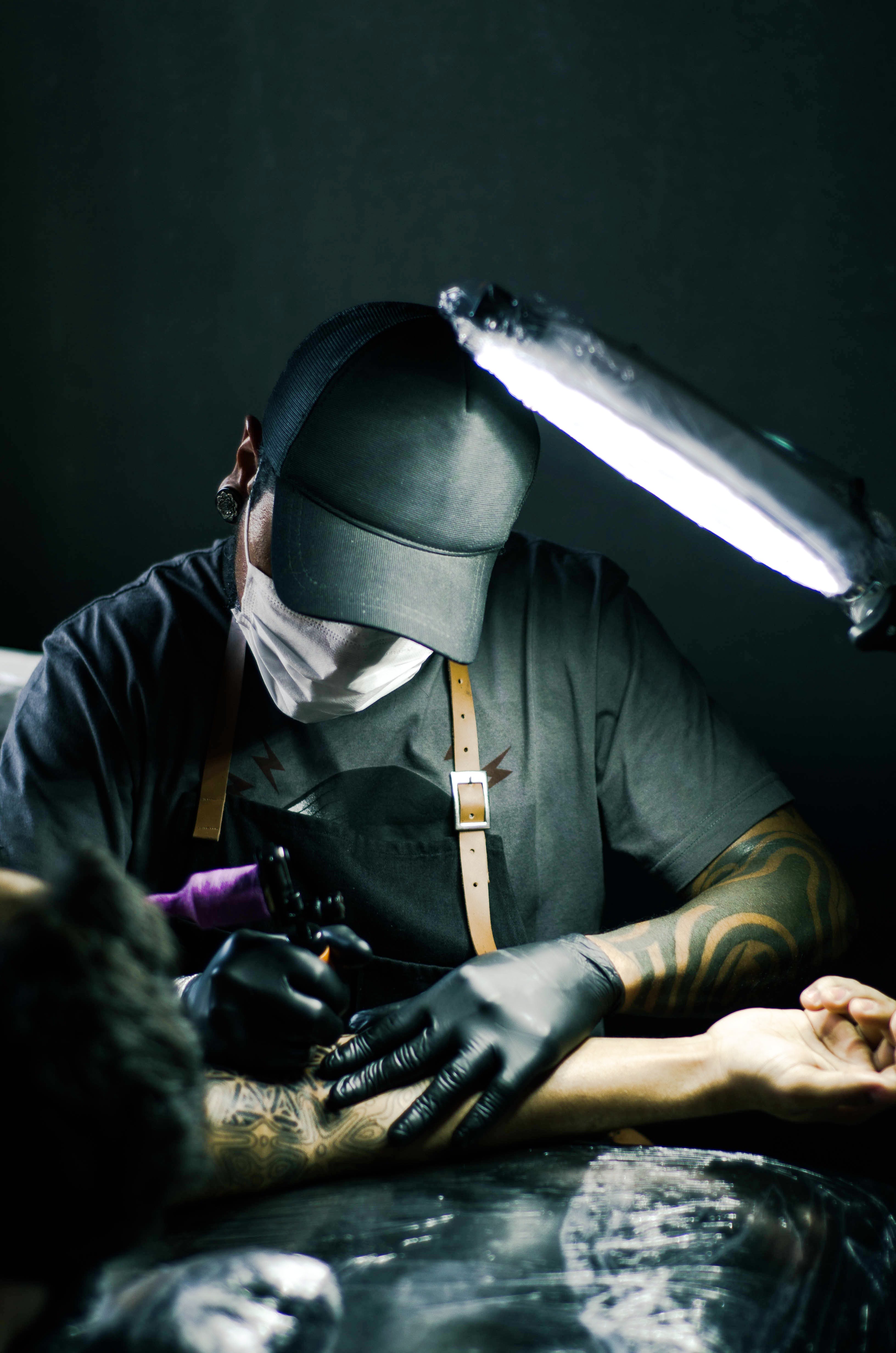Hand,Darkness,Personal protective equipment,Room,Photography