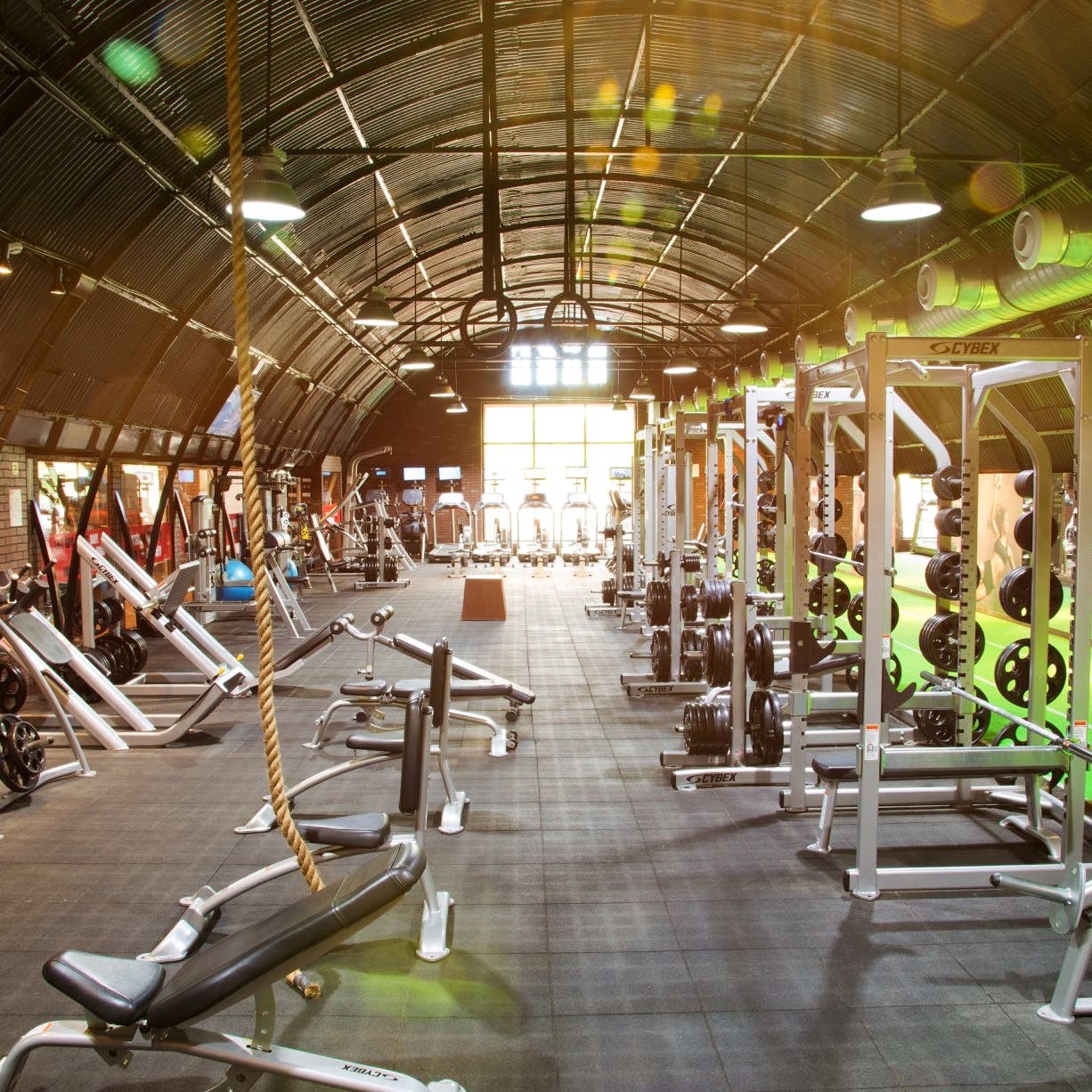 Gym,Physical fitness,Room,Exercise machine,Exercise equipment,Sport venue,Leisure,Building,Exercise,Plant