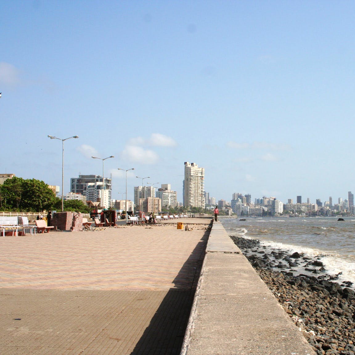 Beach,Daytime,City,Sky,Urban area,Shore,Sea,Tree,Skyline,Line