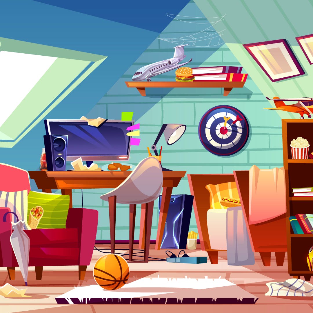 Cartoon,Illustration,Art,Room,Graphic design,Fiction,Games,Fictional character