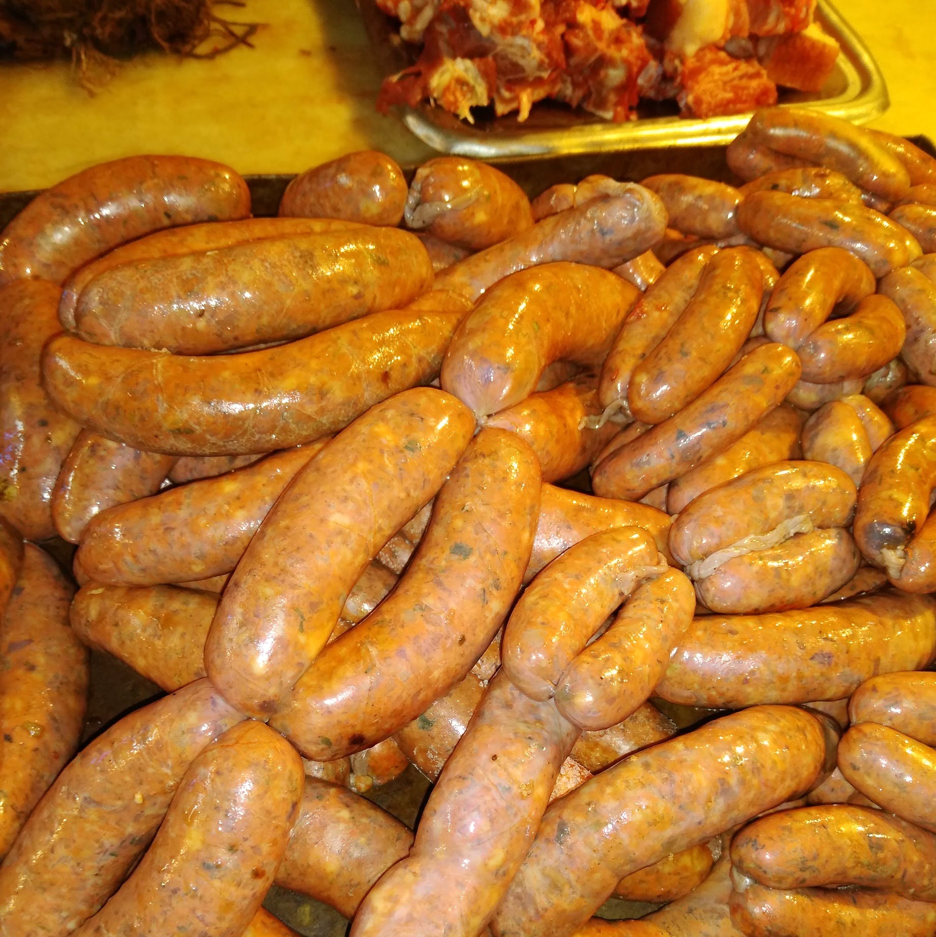 Sausage,Boudin,Cumberland sausage,Andouille,Italian sausage,Food,Knackwurst,Thuringian sausage,Breakfast sausage,Kielbasa
