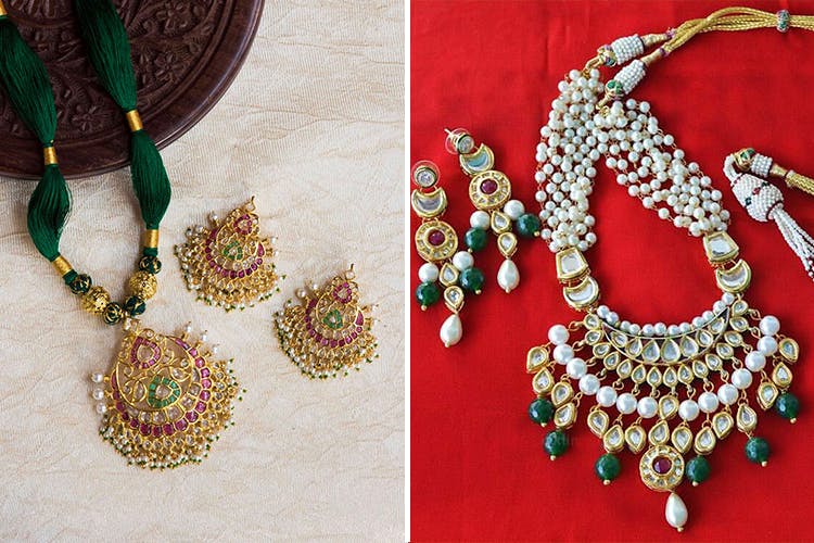 Artificial kundan deals