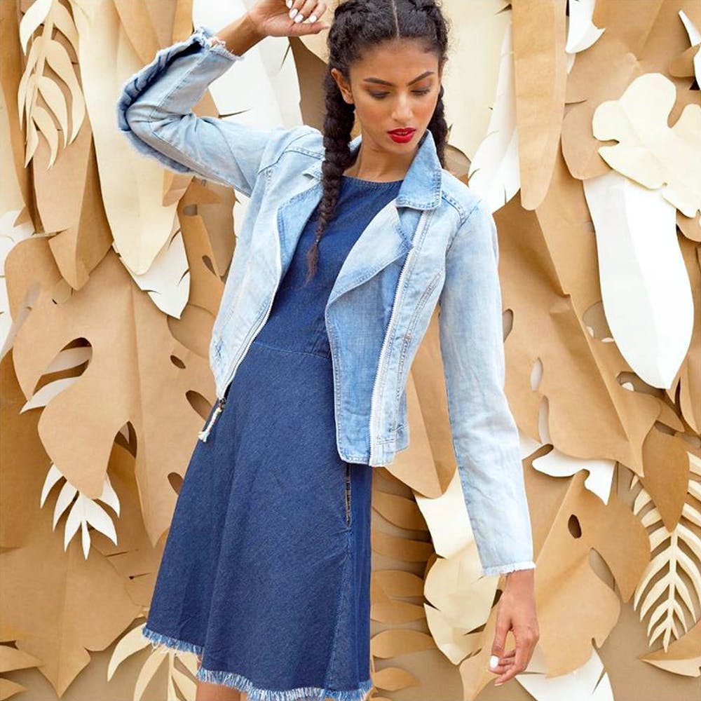 Delayna Fringe Denim Dress – Cowgirl Vogue Boutique LLC