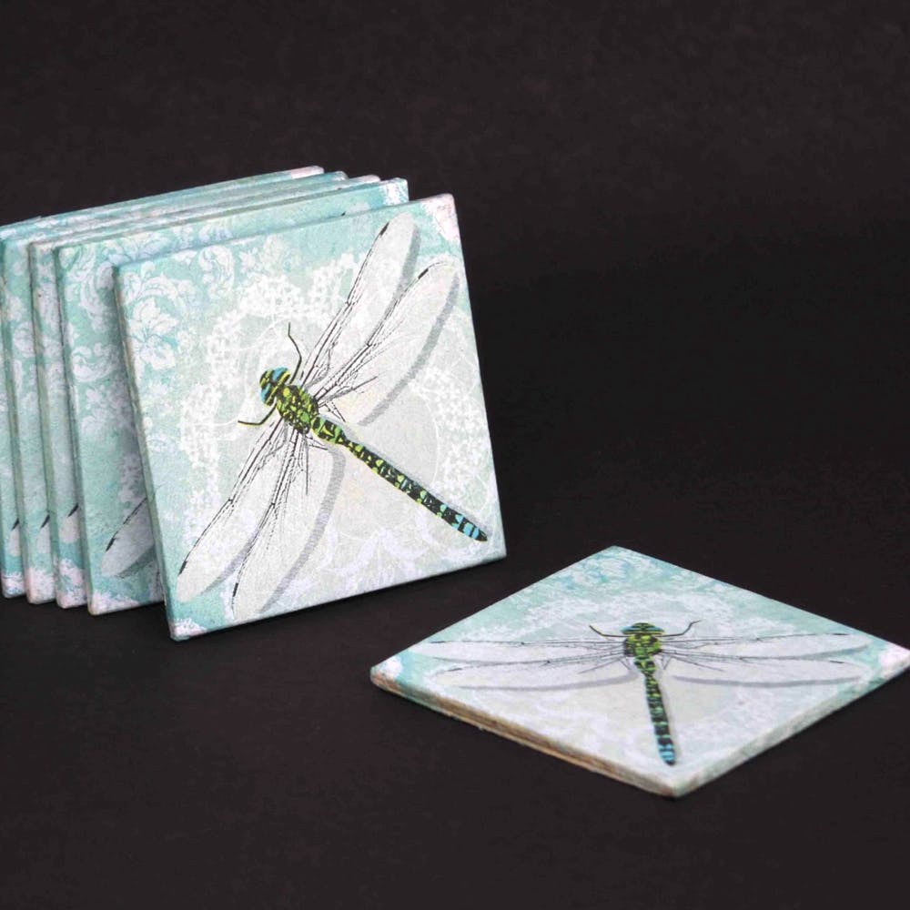 Green,Turquoise,Dragonflies and damseflies,Dragonfly,Paper,Paper product