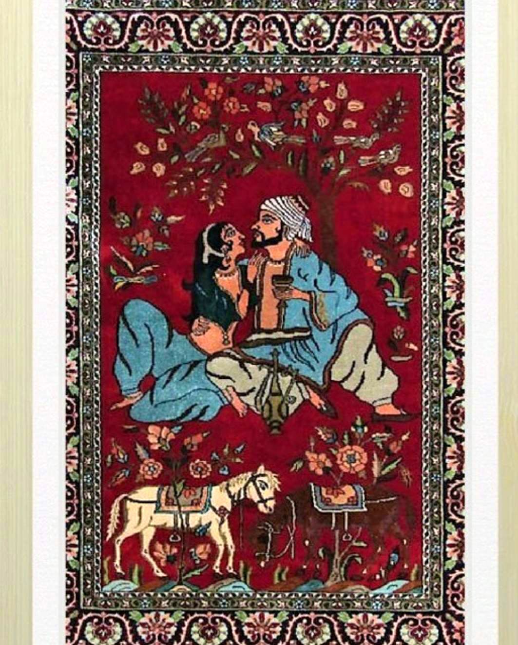 Textile,Art,Tapestry,Poster,Miniature,Painting,Illustration