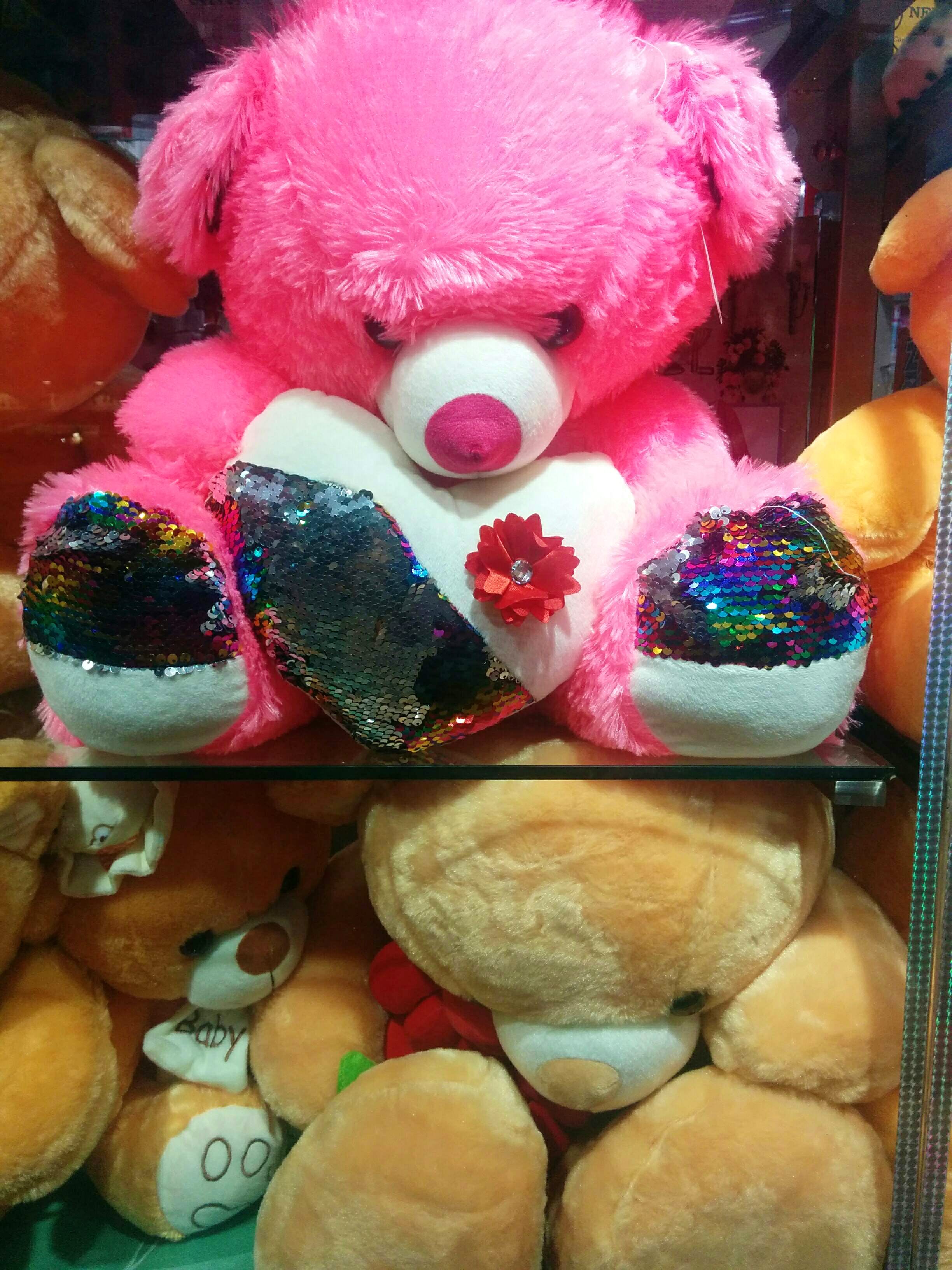 Stuffed toy,Teddy bear,Plush,Toy,Pink,Textile,Bear