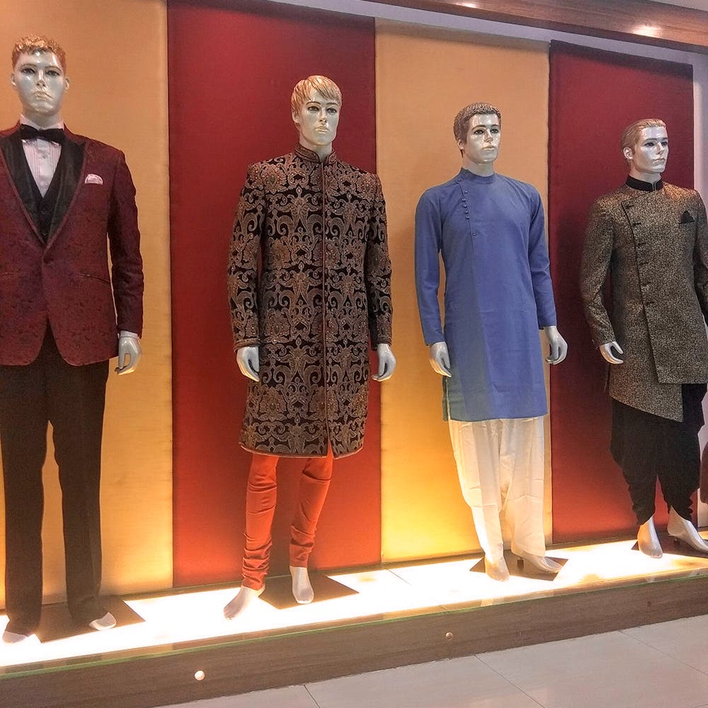 Fashion,Standing,Collection,Mannequin,Display window,Fashion design,Gentleman,Outerwear,Art,Blazer