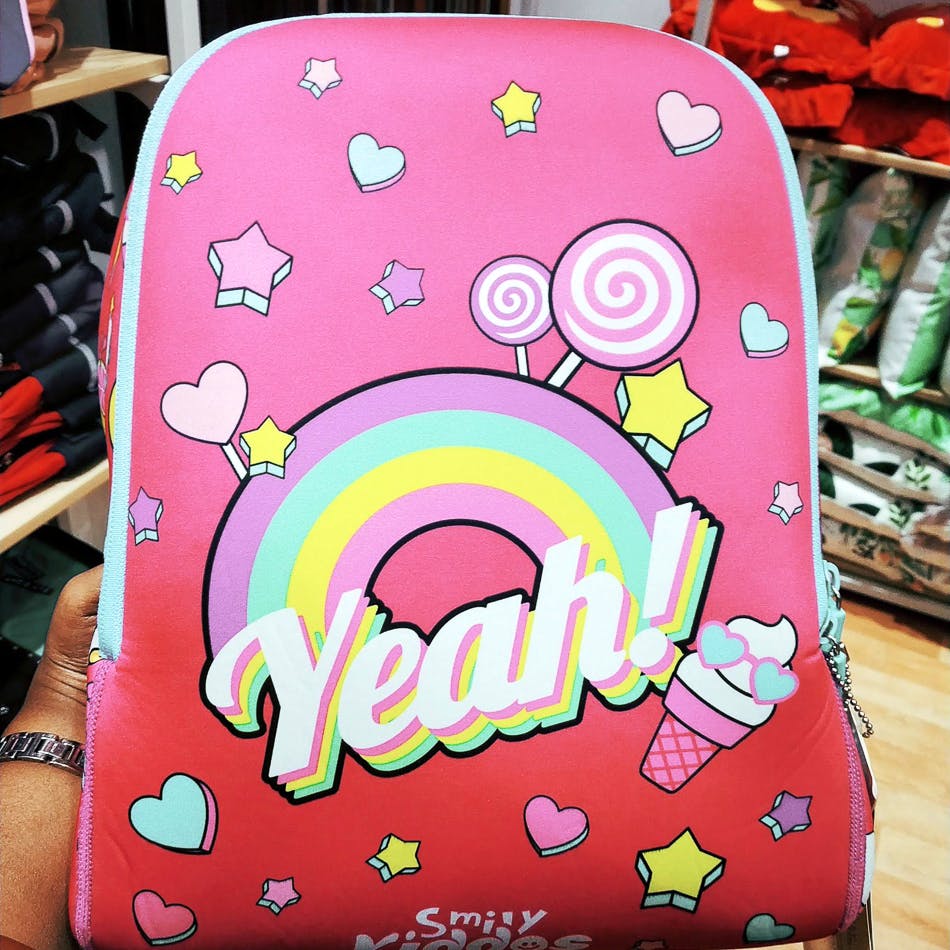 Pink,Cartoon,Backpack