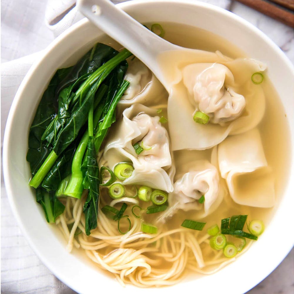 Dish,Food,Cuisine,Wonton,Ingredient,Wonton noodles,Noodle soup,Asian soups,Chinese food,Soup