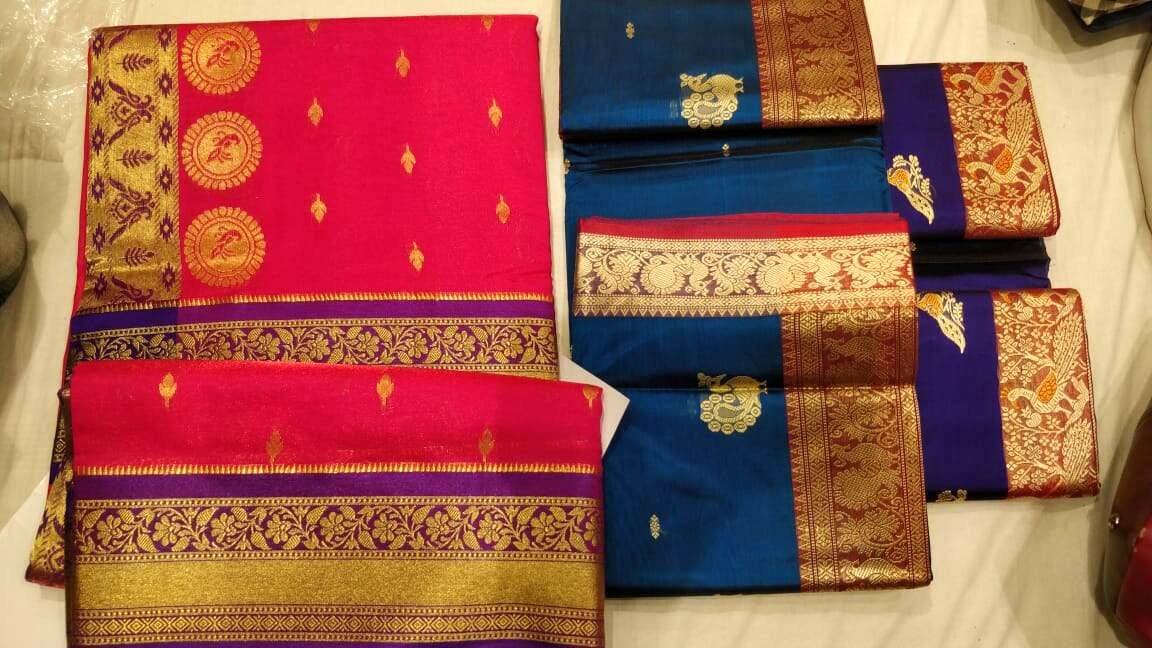 Sari,Textile,Magenta,Pattern,Silk,Pattern,Art