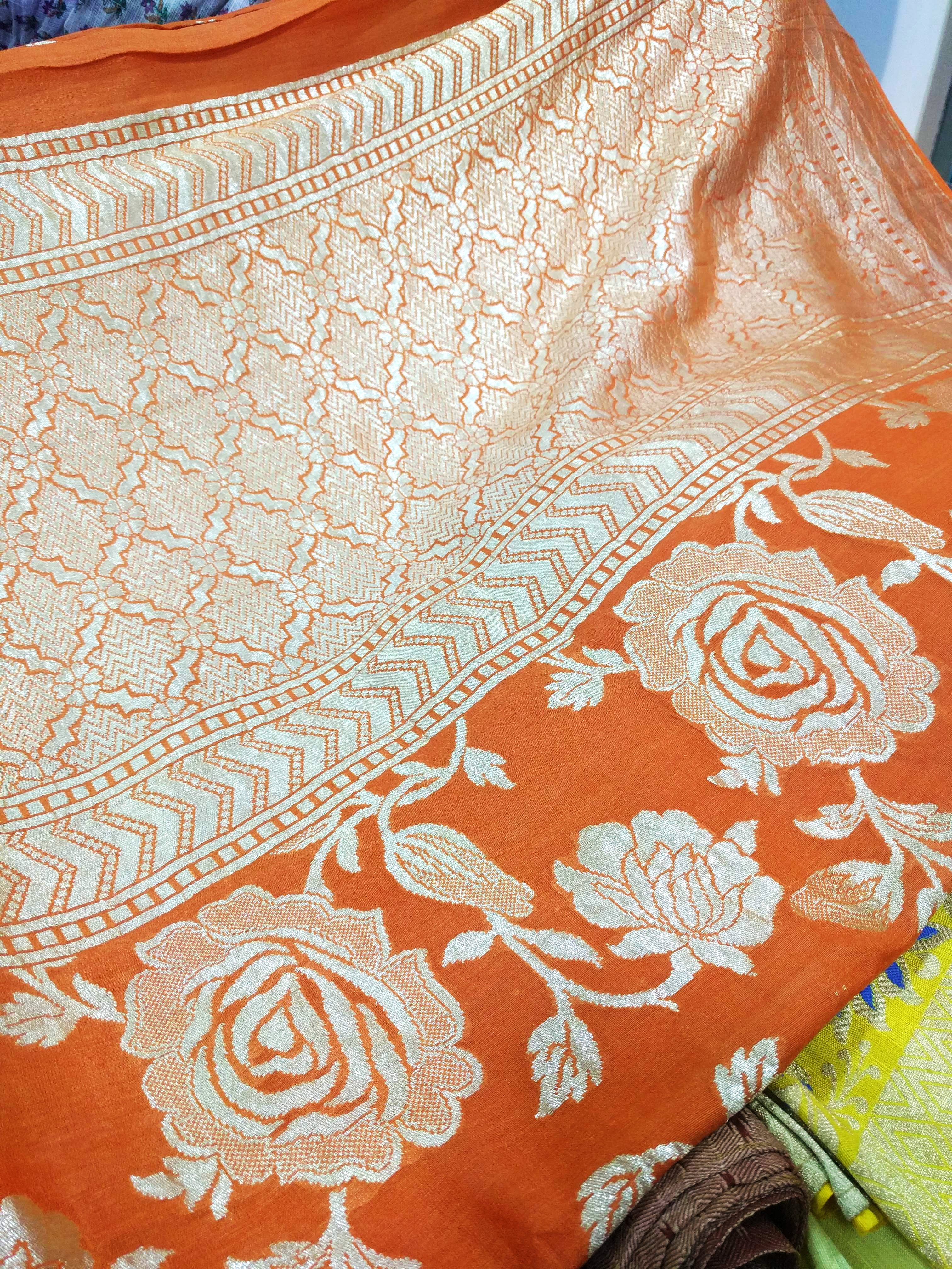 Lace,Orange,Textile,Embroidery,Peach,Needlework,Motif,Woven fabric,Pattern,Tablecloth