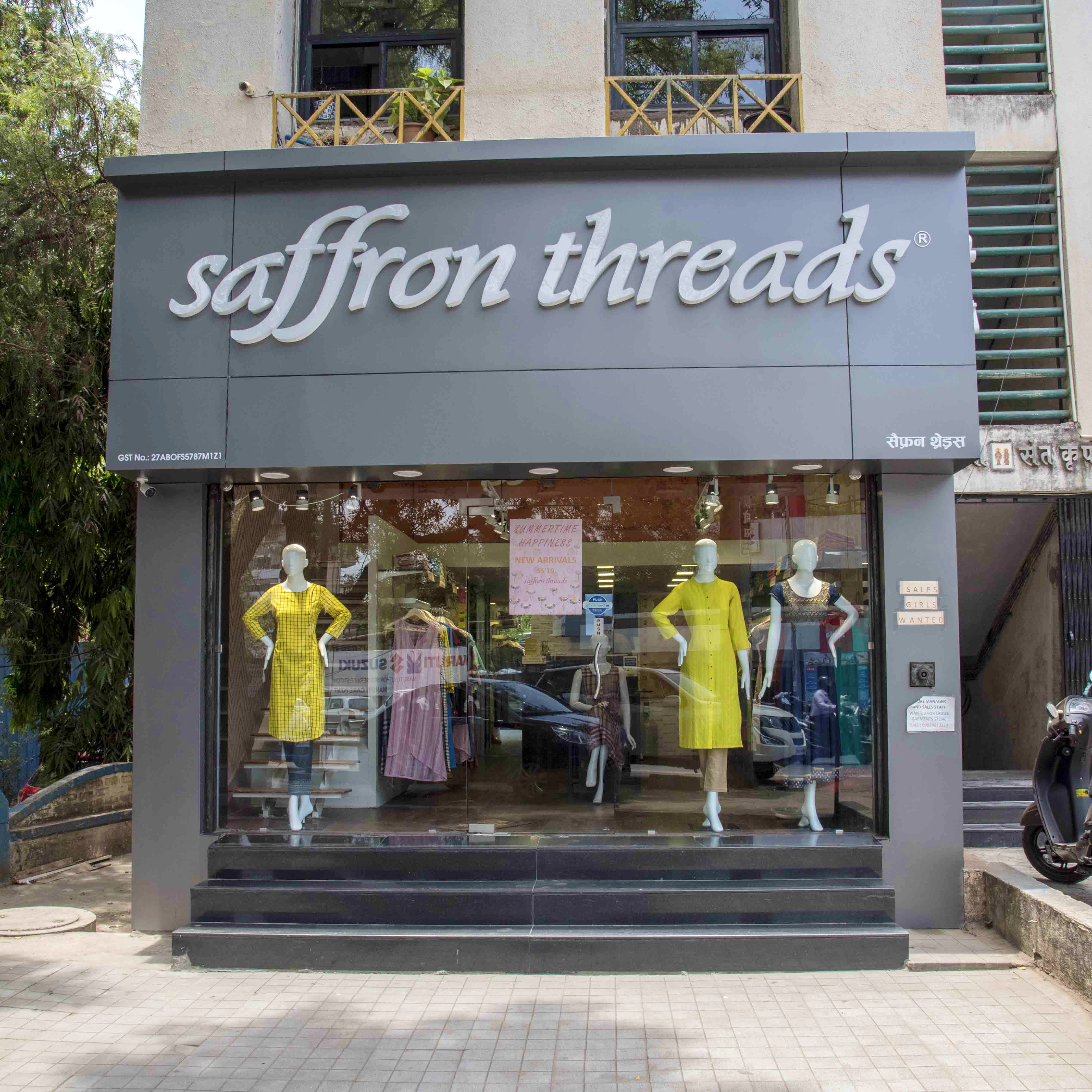 saffron threads kurtis