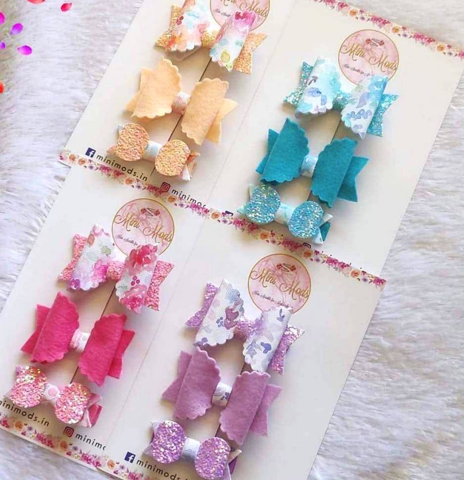 DIY Felt Origami Butterfly Hair Clips - Cutesy Crafts