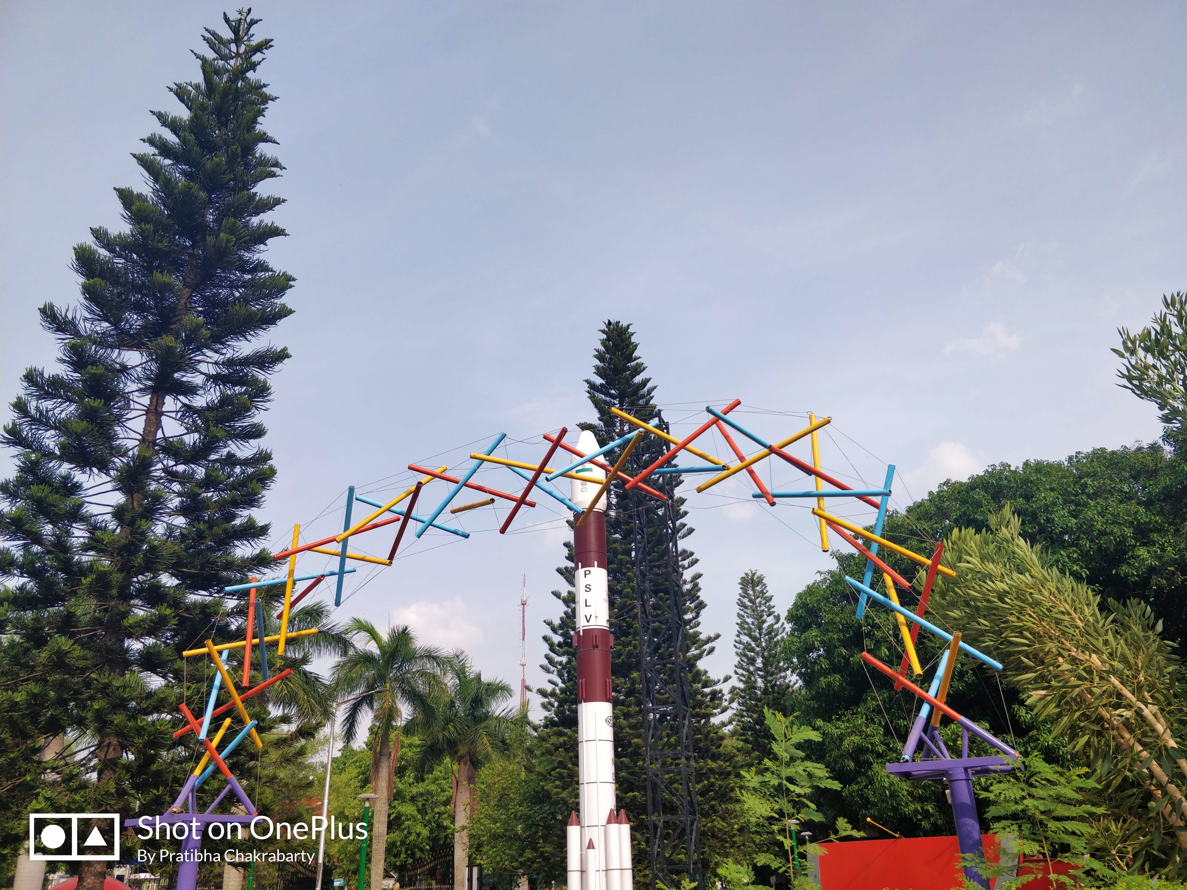 Tree,Pole,Plant,Sky,Sculpture,Park,Nonbuilding structure,Tourist attraction,Amusement park