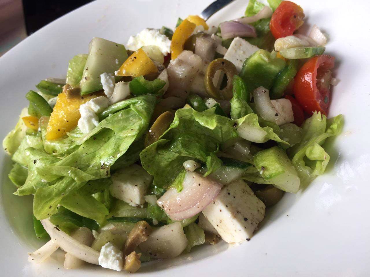 Dish,Food,Cuisine,Garden salad,Salad,Greek salad,Ingredient,Vegetable,Spinach salad,Caesar salad