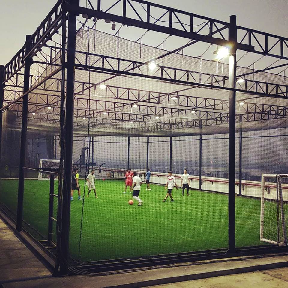 Indoor football best sale court near me