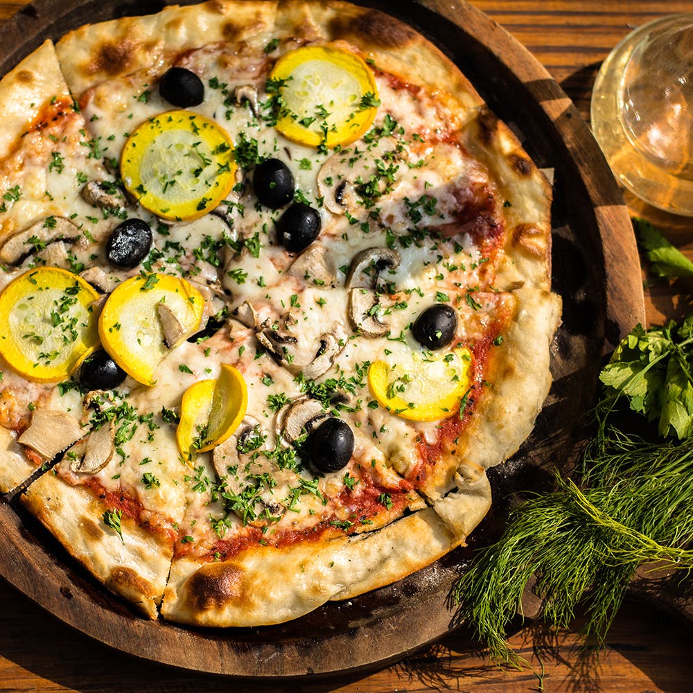 Dish,Food,Pizza,Cuisine,Pizza cheese,California-style pizza,Ingredient,Flatbread,Italian food,Tarte flambée