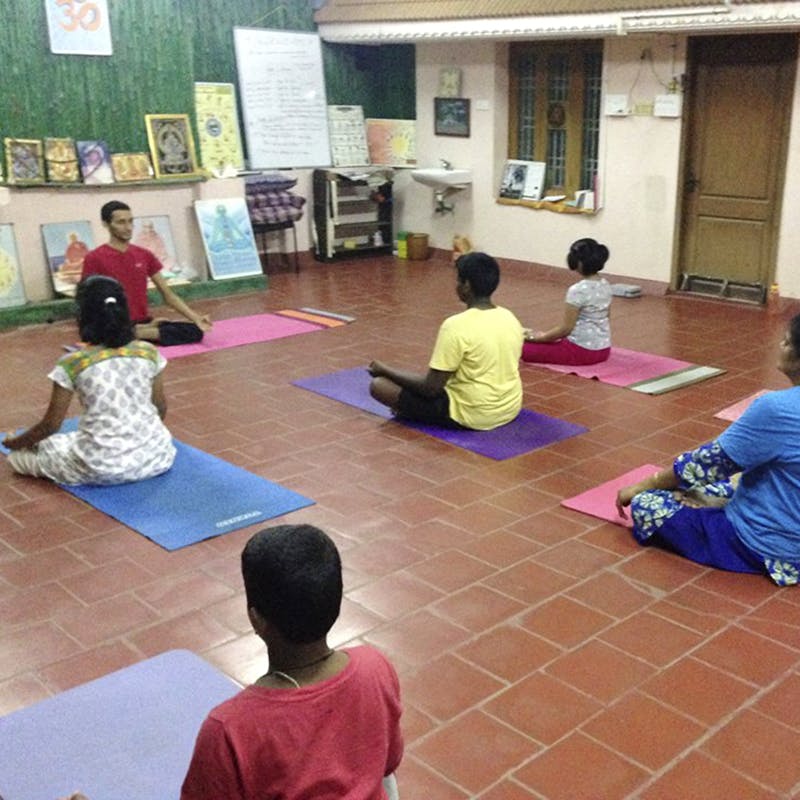 Physical fitness,Child,Adaptation,Learning,Room,Meditation,Class,Yoga,Education,Sitting