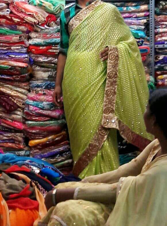 Sari,Textile,Silk,Adaptation,Bazaar,Selling